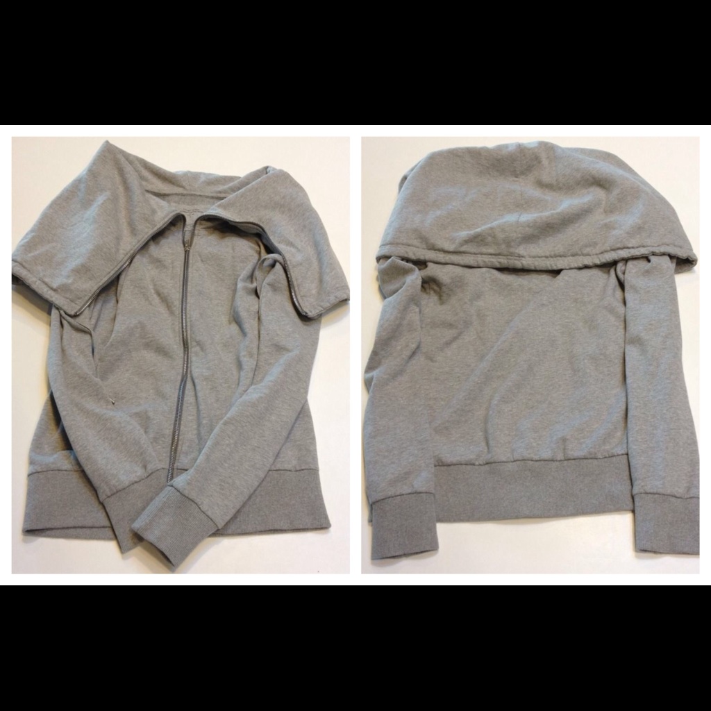 Allsaints Spitalfields Zipper Cowl/Hood Sweatshirt